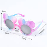 Kid Star Cartoon Round Colors Sunglasses UV400 Goggles Eyewear