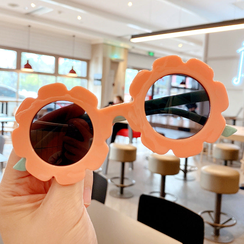 Kid Star Cartoon Round Colors Sunglasses UV400 Goggles Eyewear