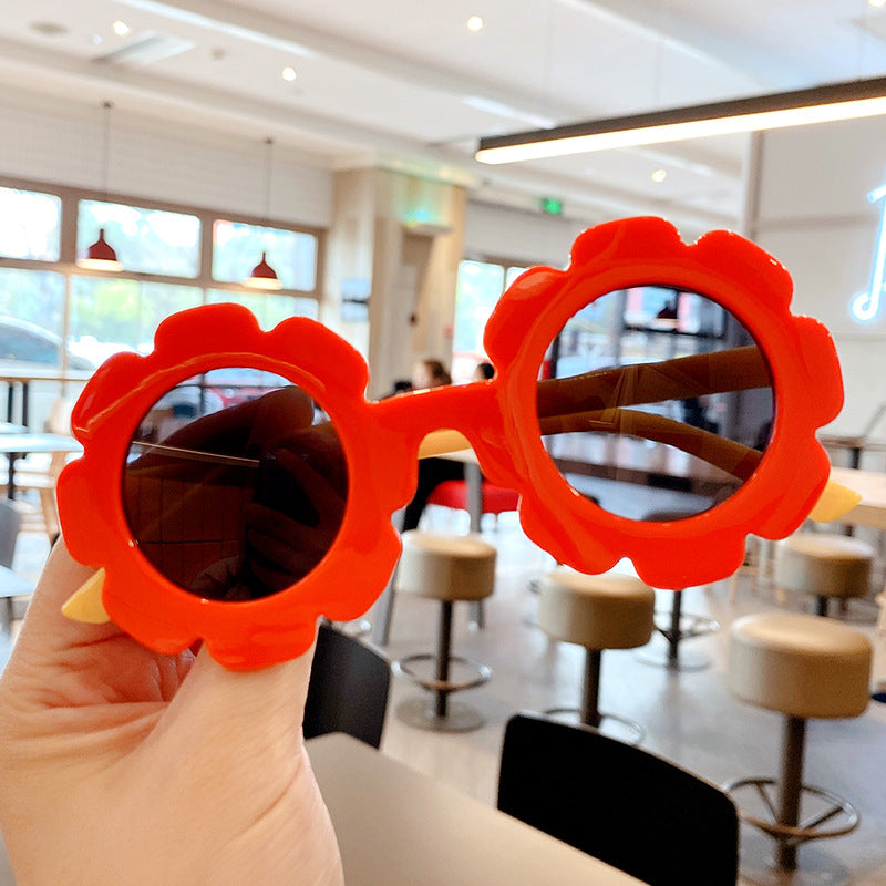 Kid Star Cartoon Round Colors Sunglasses UV400 Goggles Eyewear