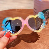 Kid Star Cartoon Round Colors Sunglasses UV400 Goggles Eyewear
