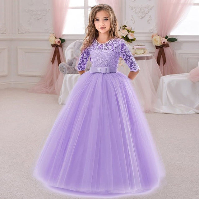 Kid Girl Bridesmaid Girl Party Wedding Princess Summer Dresses