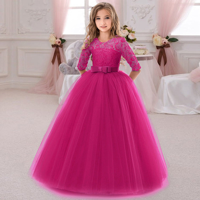 Kid Girl Bridesmaid Girl Party Wedding Princess Summer Dresses
