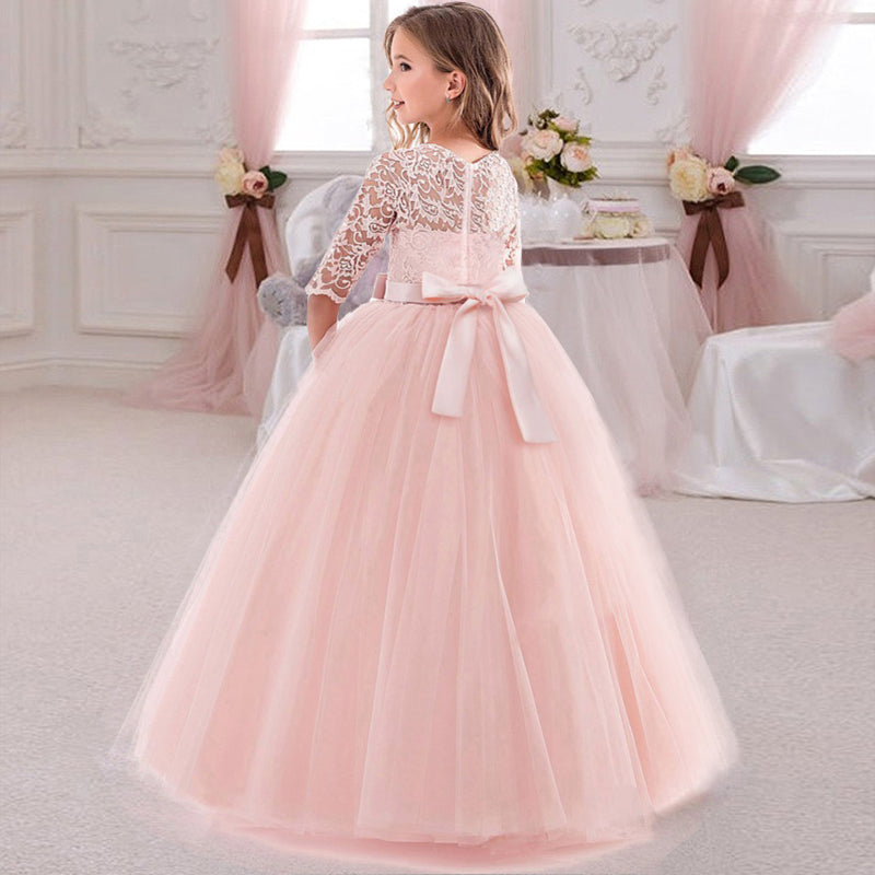 Kid Girl Bridesmaid Girl Party Wedding Princess Summer Dresses