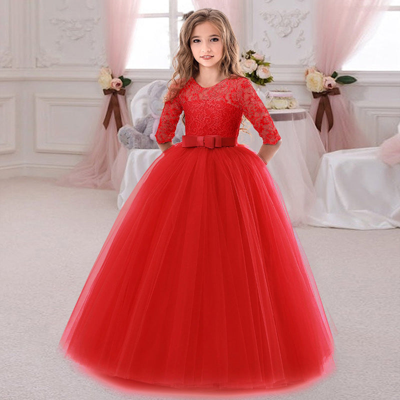 Kid Girl Bridesmaid Girl Party Wedding Princess Summer Dresses