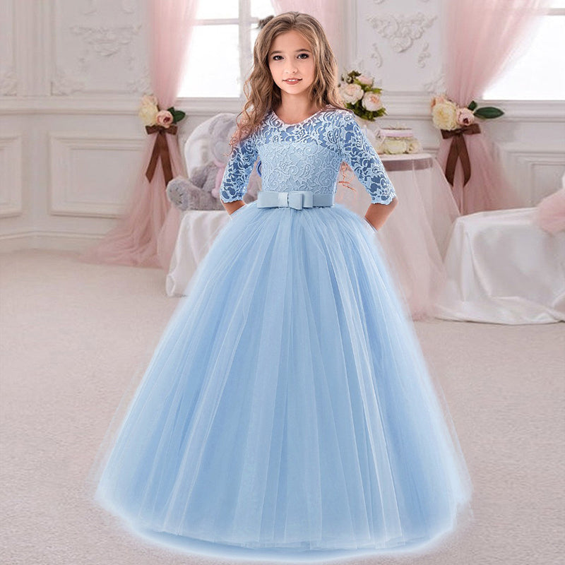 Kid Girl Bridesmaid Girl Party Wedding Princess Summer Dresses