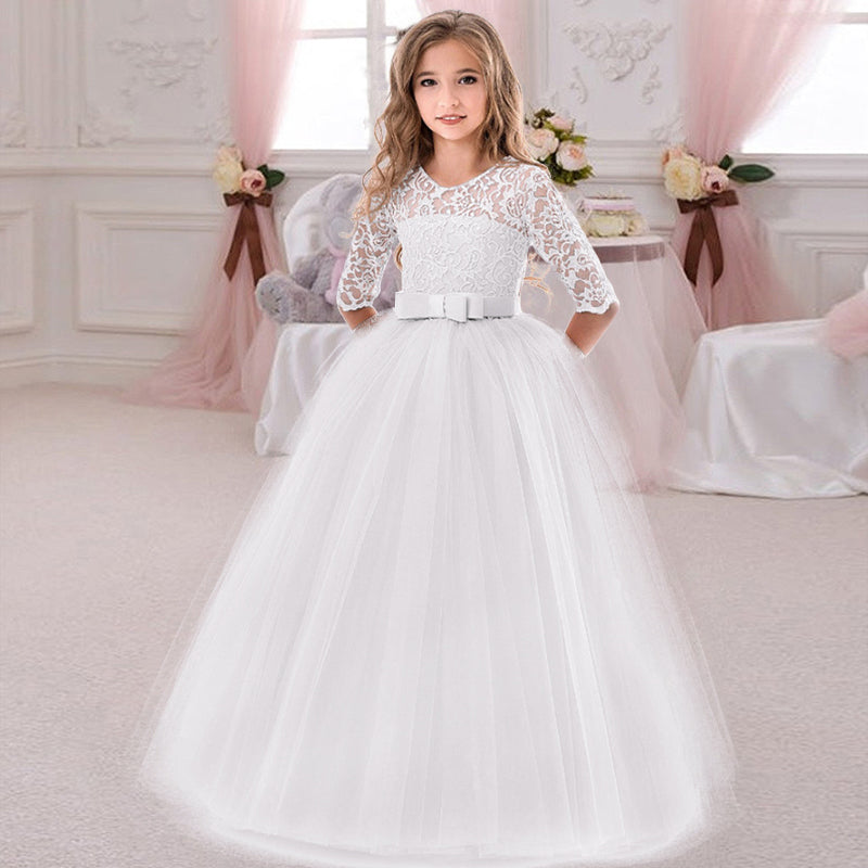 Kid Girl Bridesmaid Girl Party Wedding Princess Summer Dresses