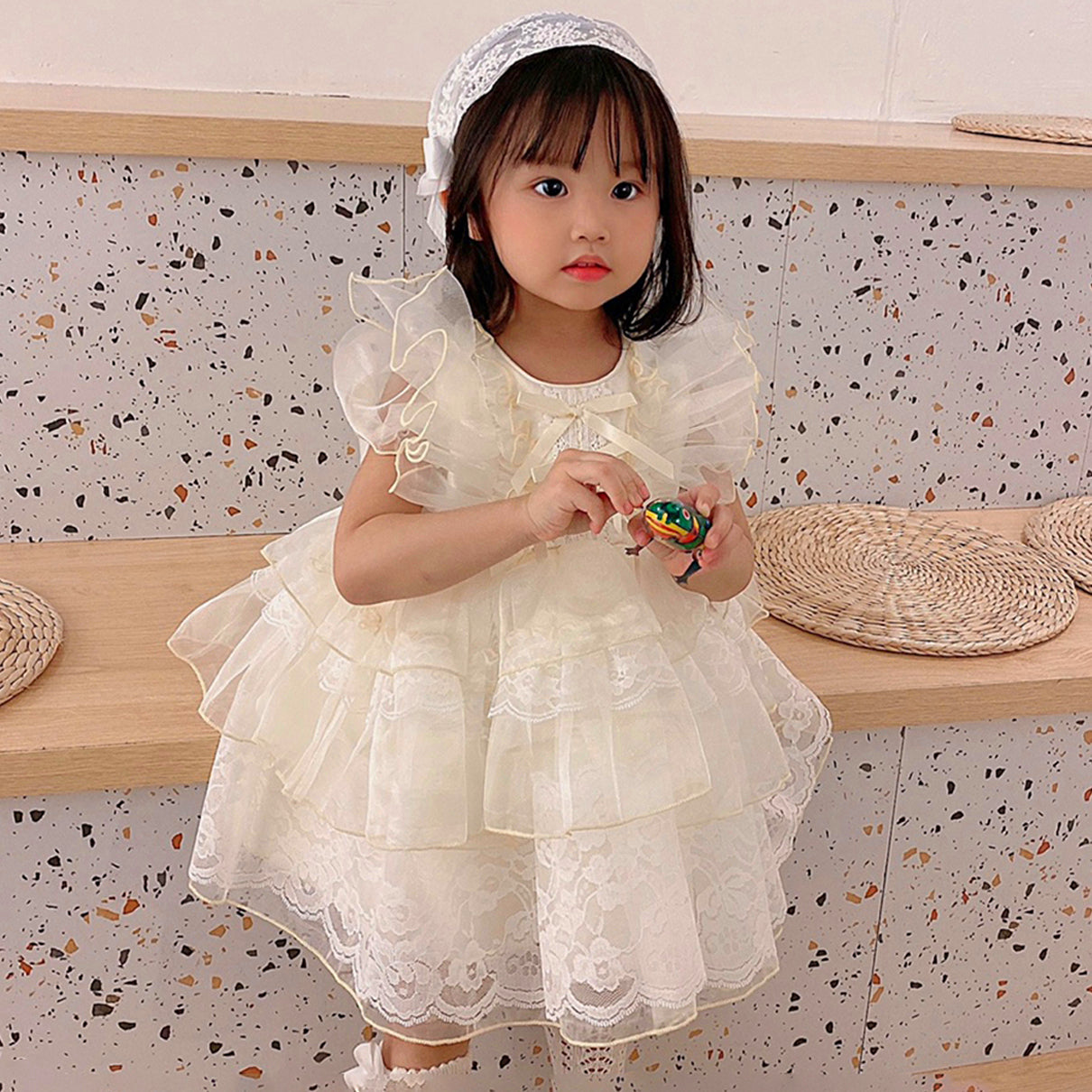 Baby Girl Infant Party Wedding Baptism Prom Princess Dresses