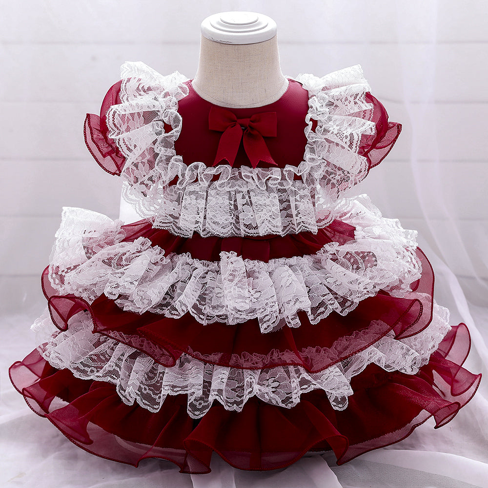Baby Girl Infant Party Wedding Baptism Prom Princess Dresses
