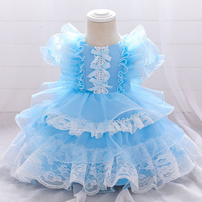Baby Girl Infant Party Wedding Baptism Prom Princess Dresses