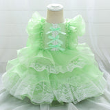 Baby Girl Infant Party Wedding Baptism Prom Princess Dresses