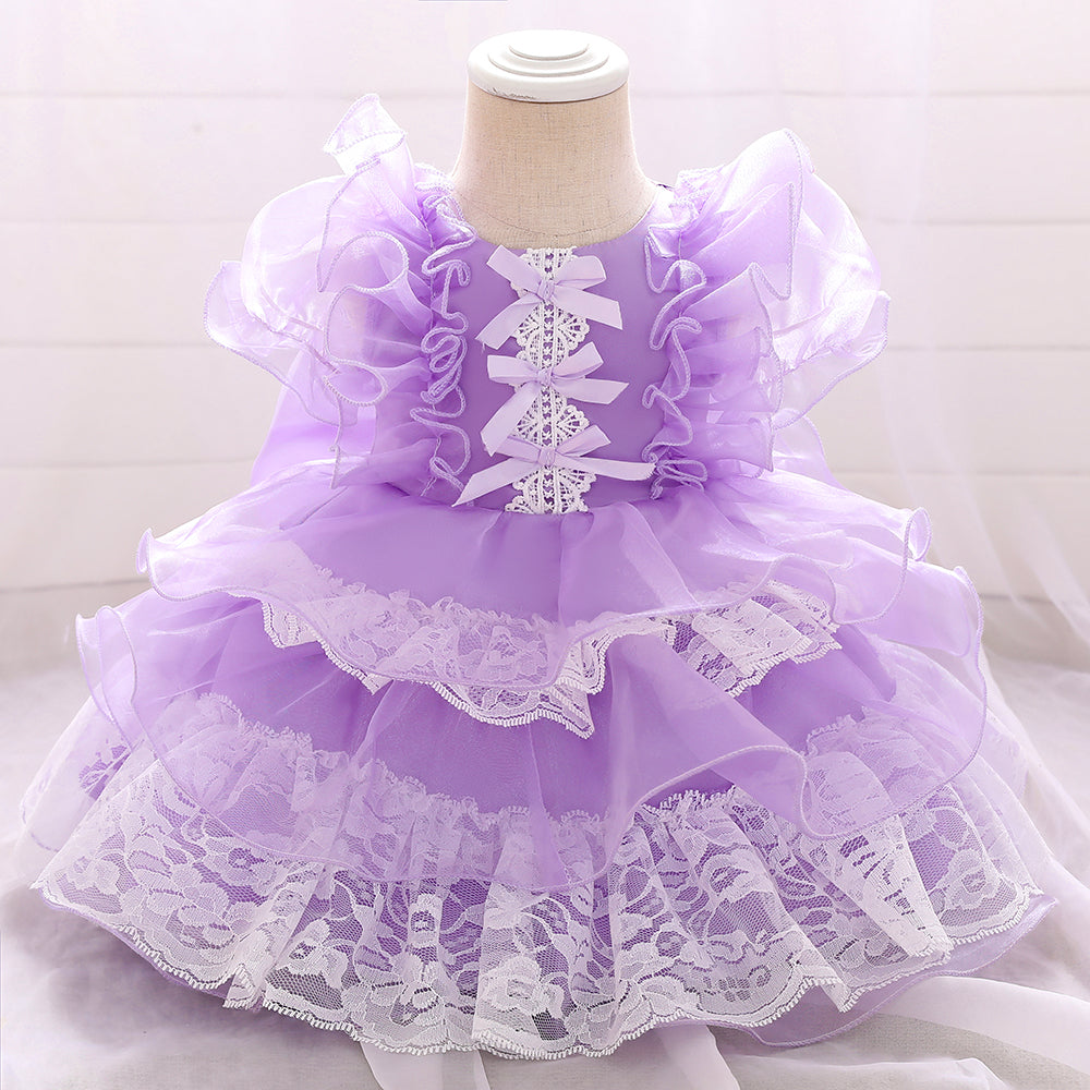 Baby Girl Infant Party Wedding Baptism Prom Princess Dresses