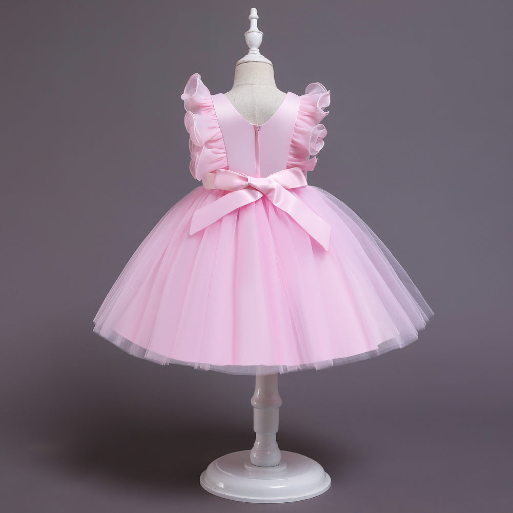 Kid Baby Girl Princess Pomfret Wedding Dress