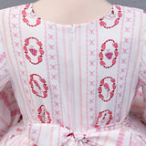 Kids Girl Long-sleeved Lolita Skirt Autumn Princess Cotton Dress