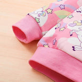 Baby Girl Unicorn Coat Hooded Cotton Jackets