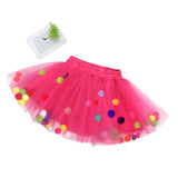 Baby Girls Tutu Elastic Waist Princess Tulle Colorful Mini Skirts