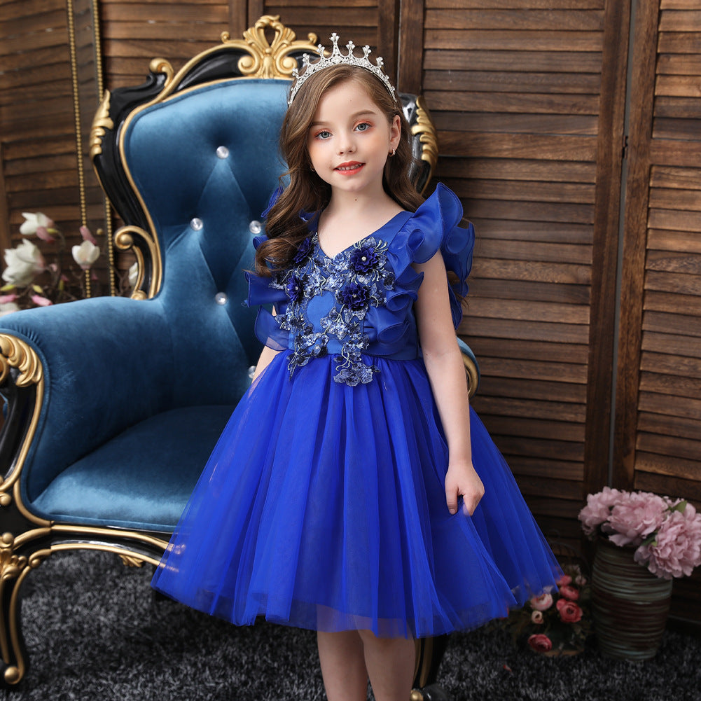 Kid Baby Girl Princess Pomfret Wedding Dress