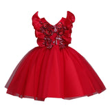 Kid Baby Girl Princess Pomfret Wedding Dress
