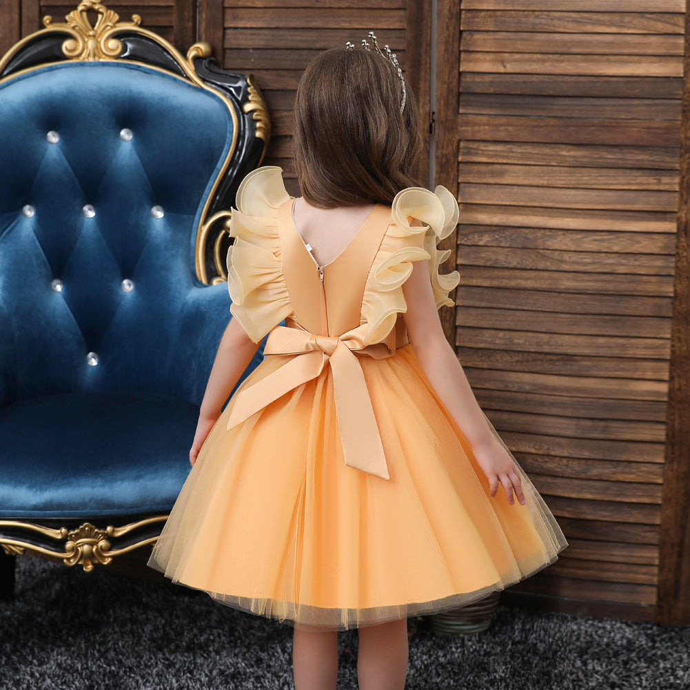 Kid Baby Girl Princess Pomfret Wedding Dress