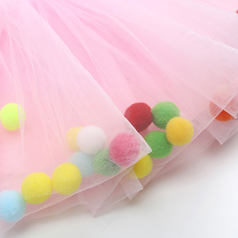 Baby Girls Tutu Elastic Waist Princess Tulle Colorful Mini Skirts