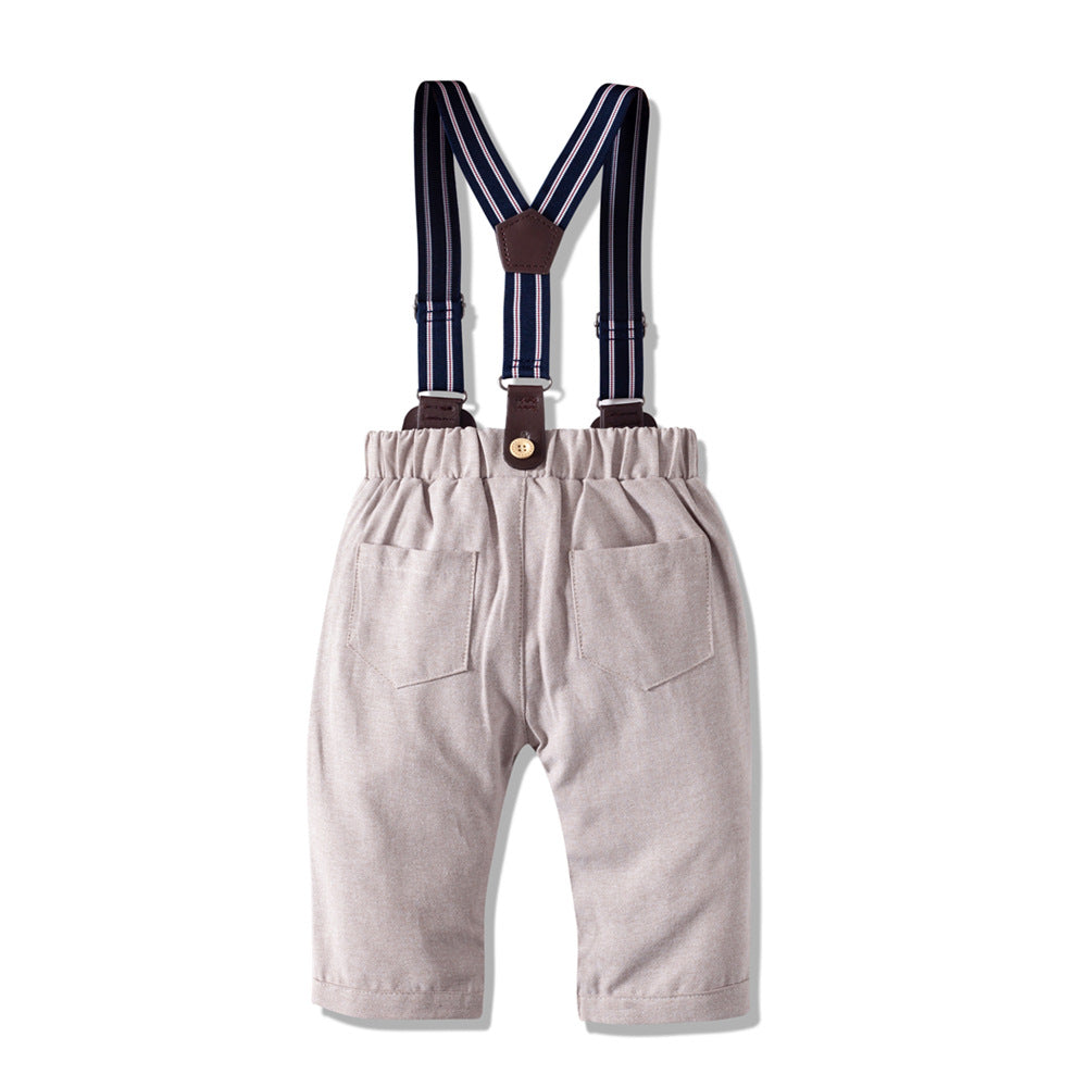 Baby Boy Suit Long Sleeve Fashionable Gentlemen 2 Pcs Sets