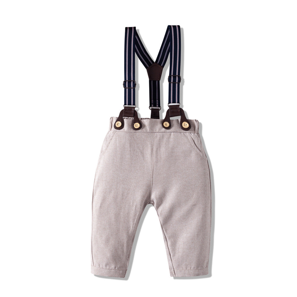 Baby Boy Suit Long Sleeve Fashionable Gentlemen 2 Pcs Sets