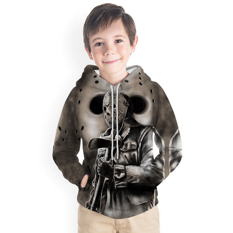 Kid Boy Girl 3D US Flag Print Fashion Hoodie