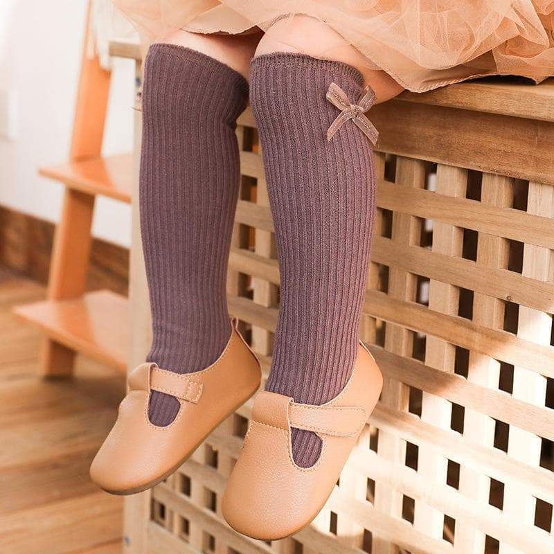 Baby / Toddler / Kid Girl's Bowknot Solid Stockings Socks