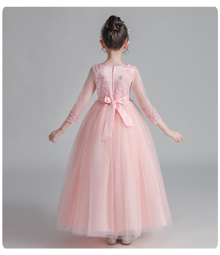 Kid Girl Princess Party Performance Costumes Dress