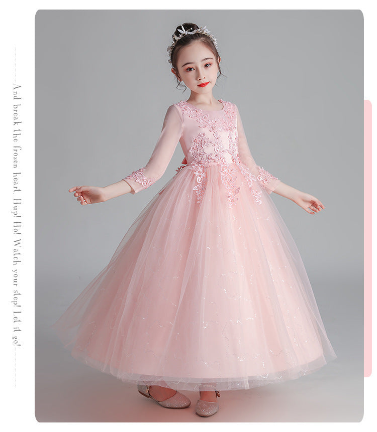 Kid Girl Princess Party Performance Costumes Dress