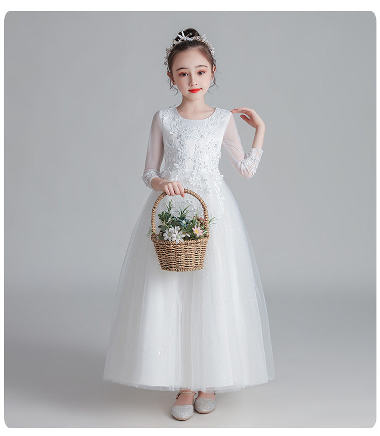 Kid Girl Princess Party Performance Costumes Dress