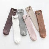 Baby / Toddler / Kid Girl's Bowknot Solid Stockings Socks