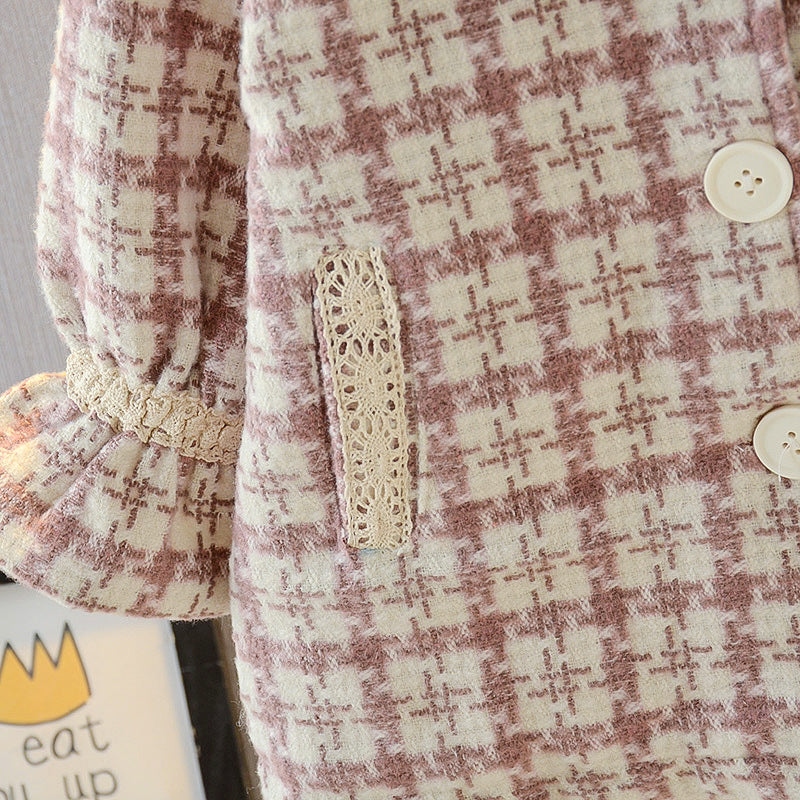 Winter Baby Girl Fashion Coats Korean Jacket