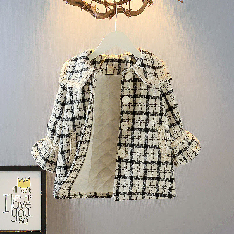 Winter Baby Girl Fashion Coats Korean Jacket