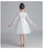 Autumn Spring Kids Girl Princess Formal Pengant Dresses