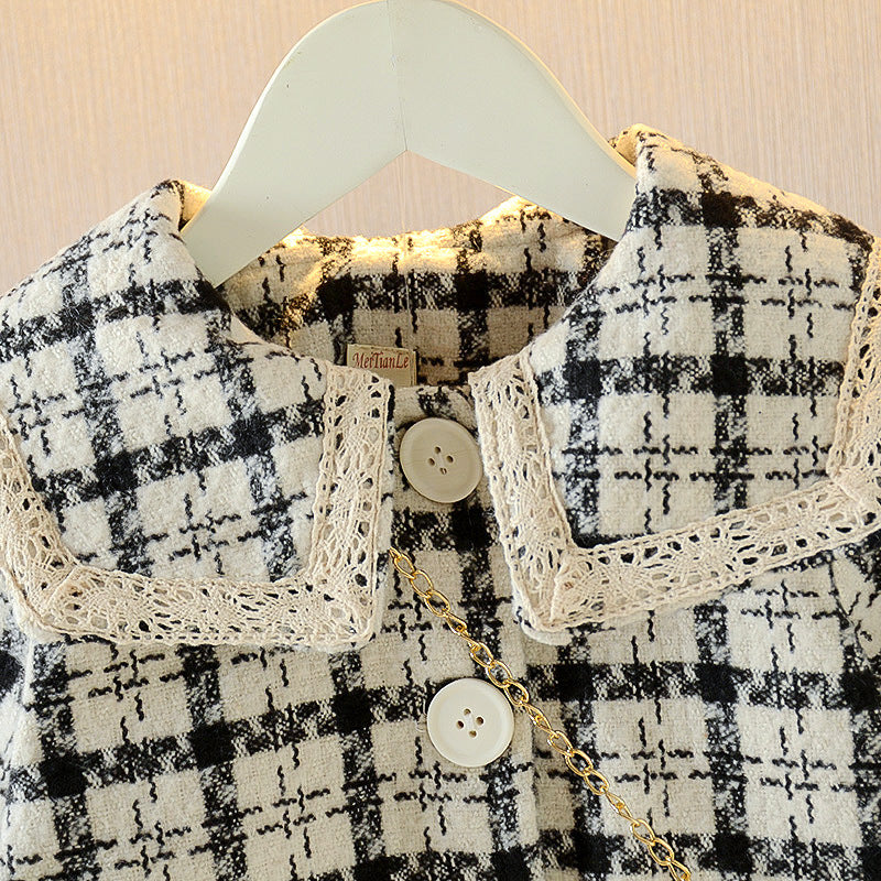 Winter Baby Girl Fashion Coats Korean Jacket