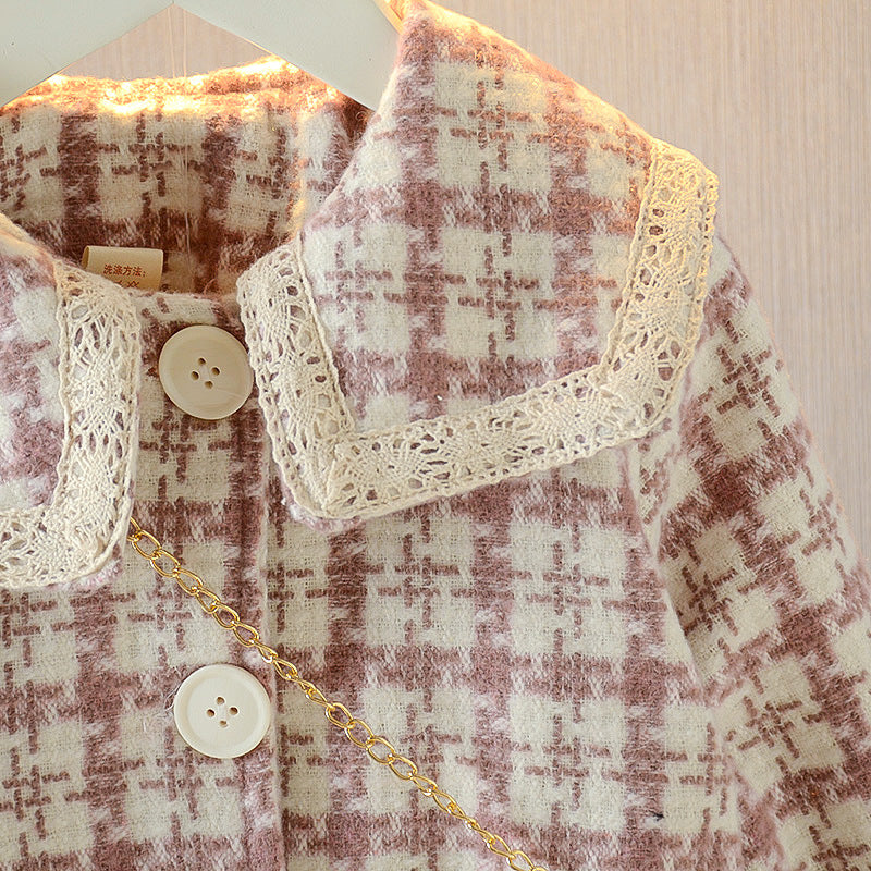 Winter Baby Girl Fashion Coats Korean Jacket