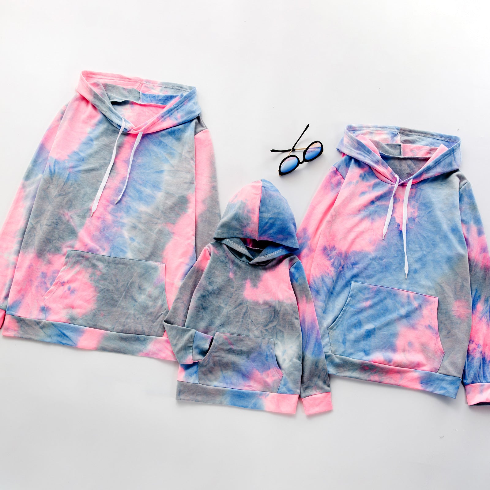 Tie-dyed Shirts Tops Parent-child Christmas Wearing Family Matching