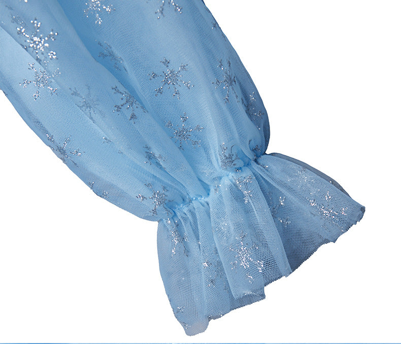 Kid Girl Autumn Long Sleeve Elsa Princess Dresses