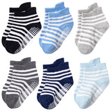 Baby Toddler Anti-slip Socks All Seasons Cotton Socks 6 Pack