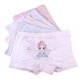 Kid Girl Cartoon Pattern Cotton Softwear Briefs Underwear 5 Packs