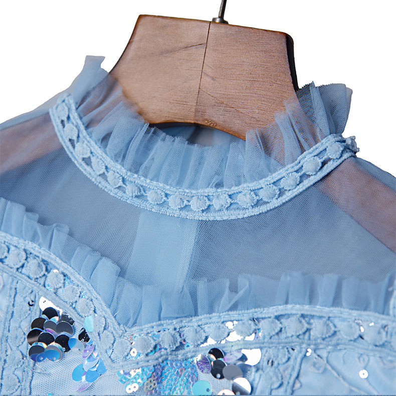 Kid Girl Autumn Long Sleeve Elsa Princess Dresses