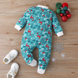 Christmas Baby Autumn Winter Wrapped Long Sleeve Creeper Rompers