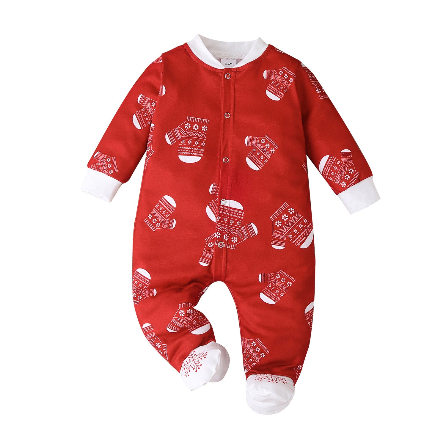 Christmas Baby Autumn Winter Wrapped Long Sleeve Creeper Rompers