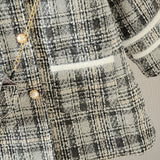 Girls Woolen Coat Woolen Coat Mid-length Thickening Jackets