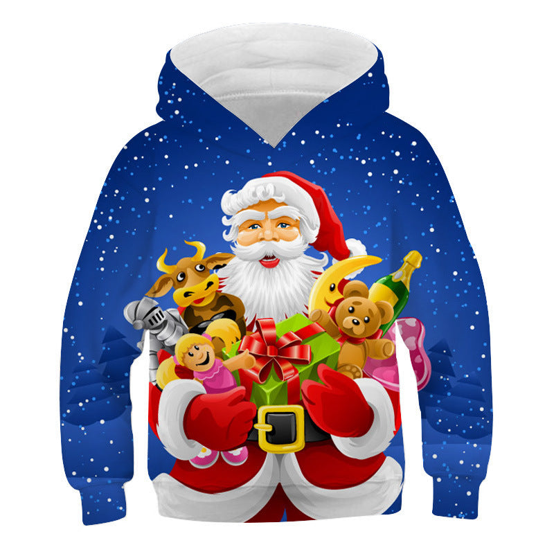 Kid Baby Boy Girl Christmas Cute 3D Printed Hoodie