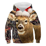 Kid Baby Boy Girl Christmas Cute 3D Printed Hoodie