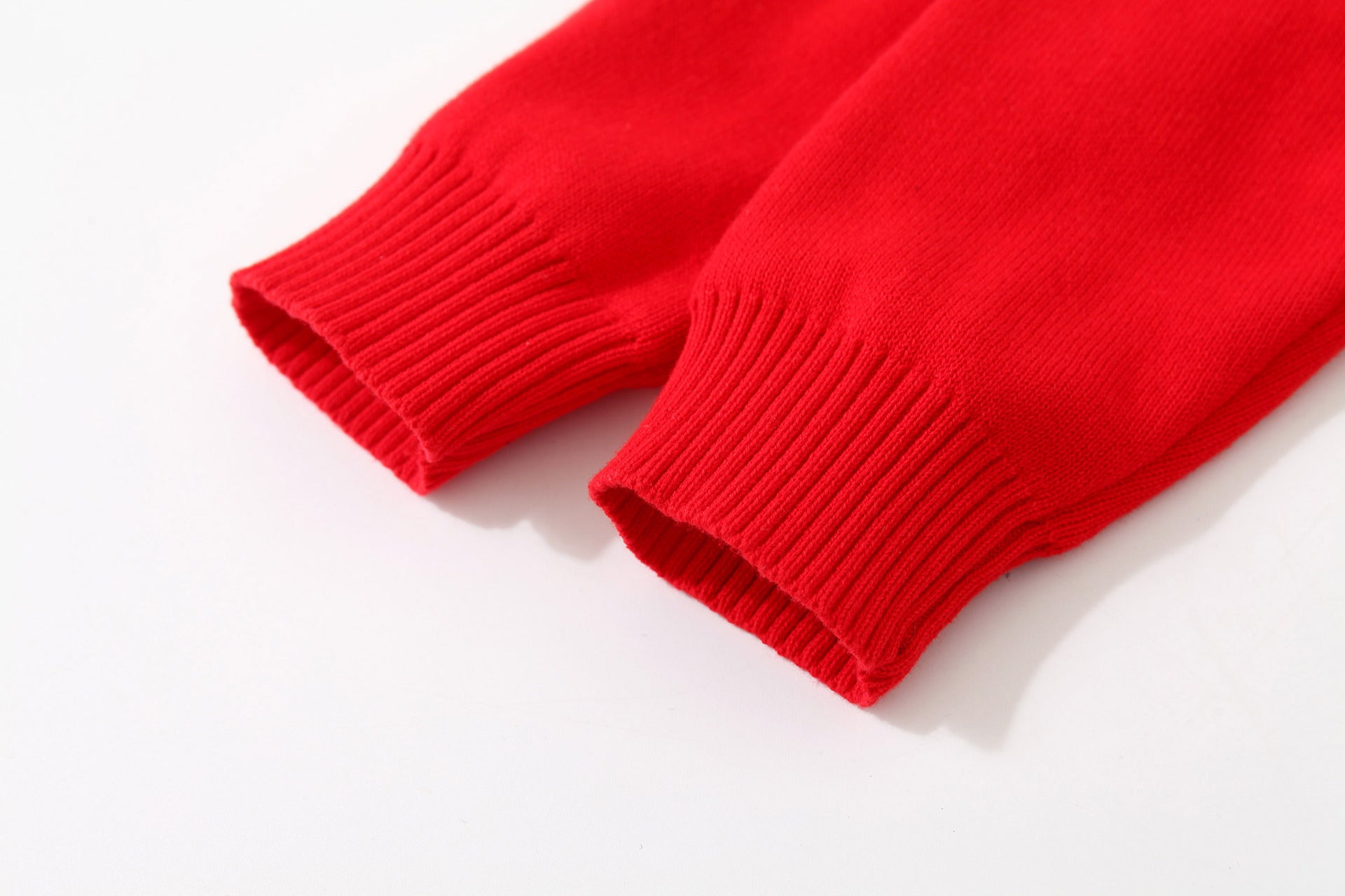 Kid Girl Boy Santa Pullover Soft Double Layer Christmas Sweater