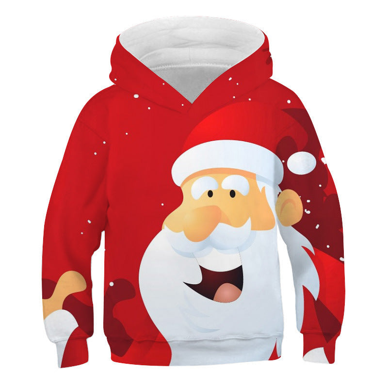 Kid Baby Boy Girl Christmas Cute 3D Printed Hoodie
