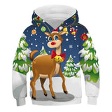 Kid Baby Boy Girl Christmas Cute 3D Printed Hoodie
