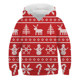 Kid Baby Boy Girl Christmas Cute 3D Printed Hoodie
